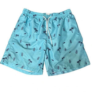 Men’s blue swim trunks